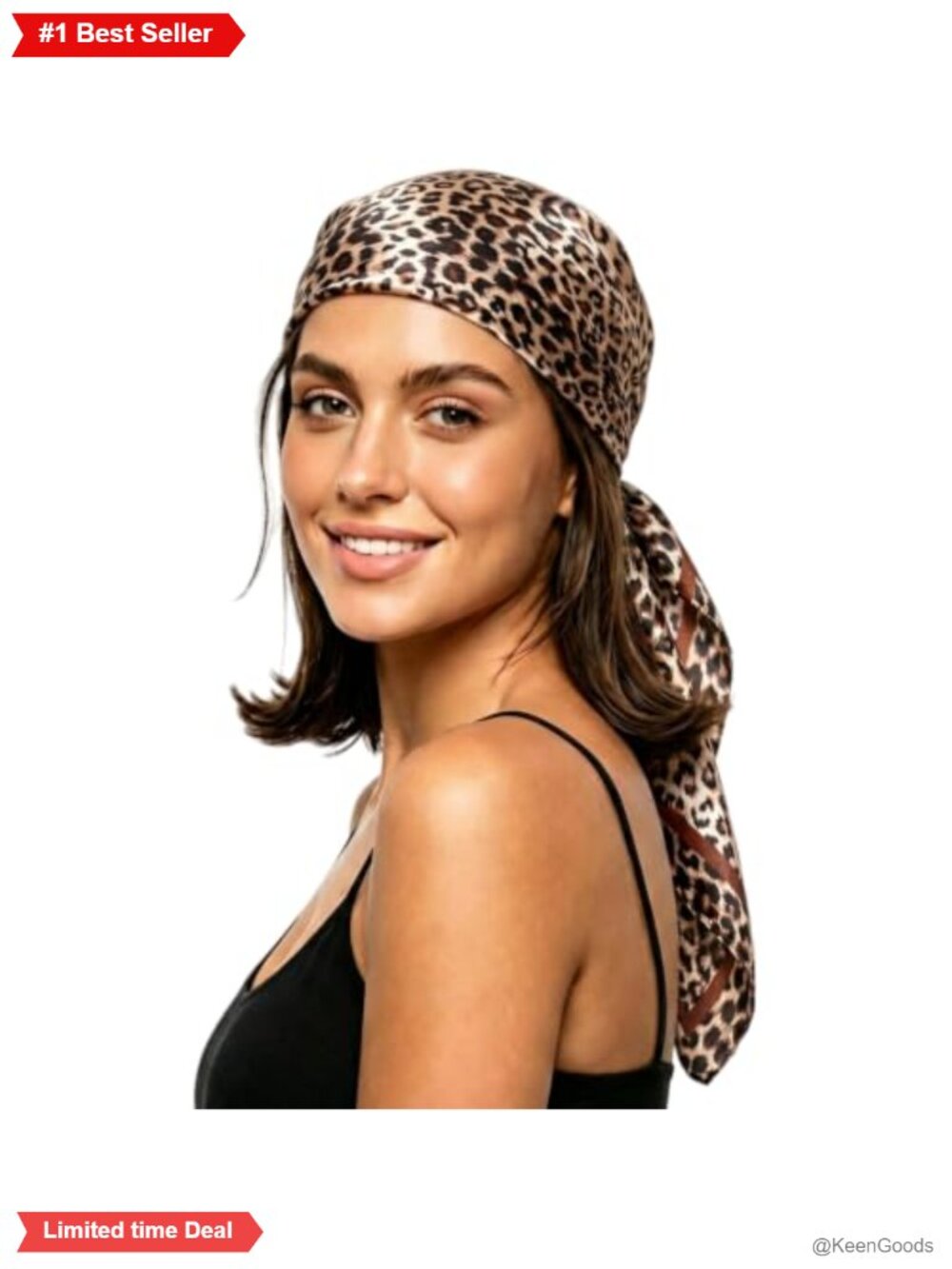 Satin Silk Solid Color Scarf Hair Neck Bandana Fashion Accessory
